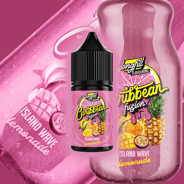 Caribbean - Island Wave Lemonade Longfill Salt/MTL