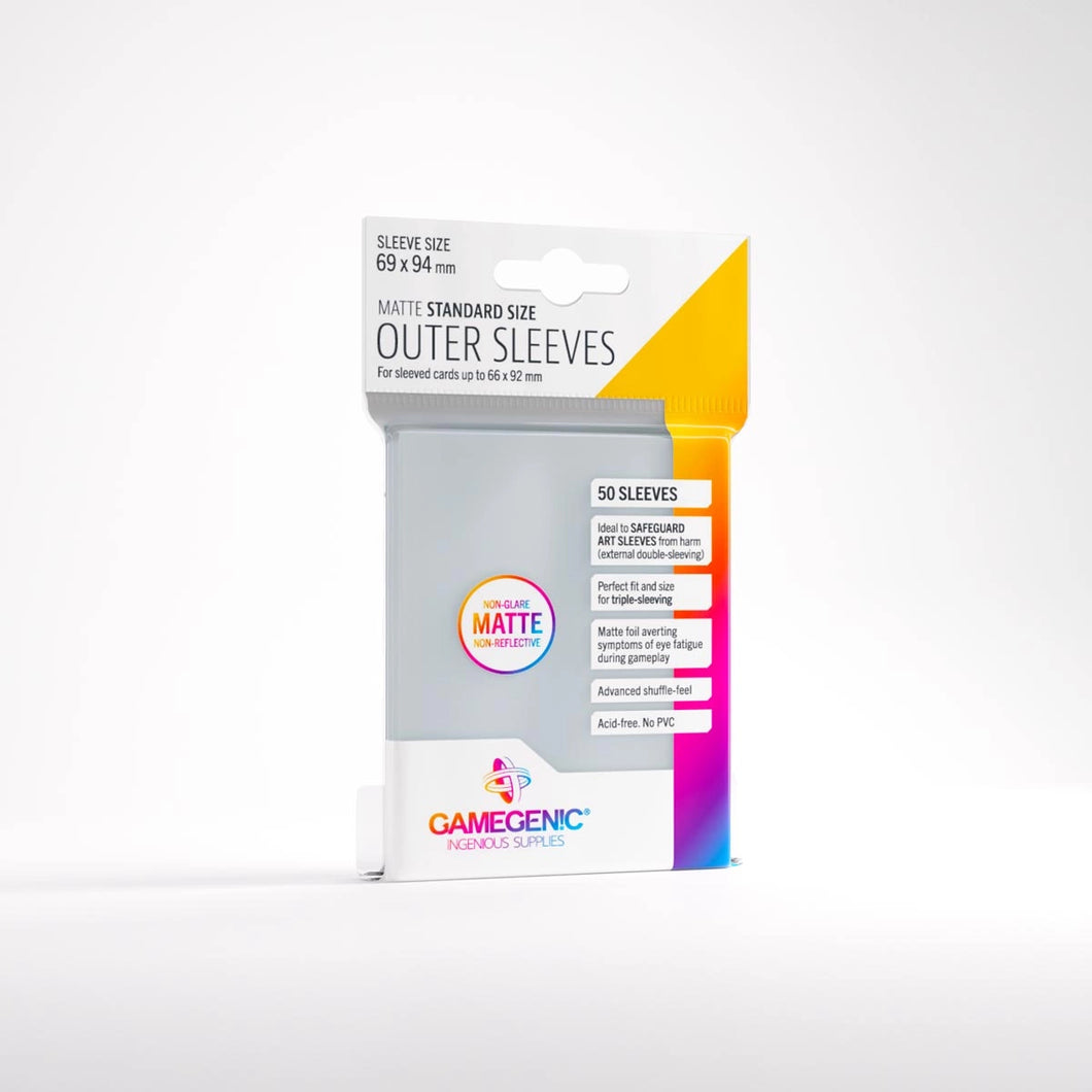 Gamegenic - Matte Standard Size Outer Sleeve (50)