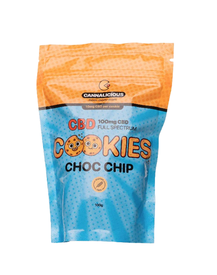 Cannalicious Cookies - Choc Chip 100mg