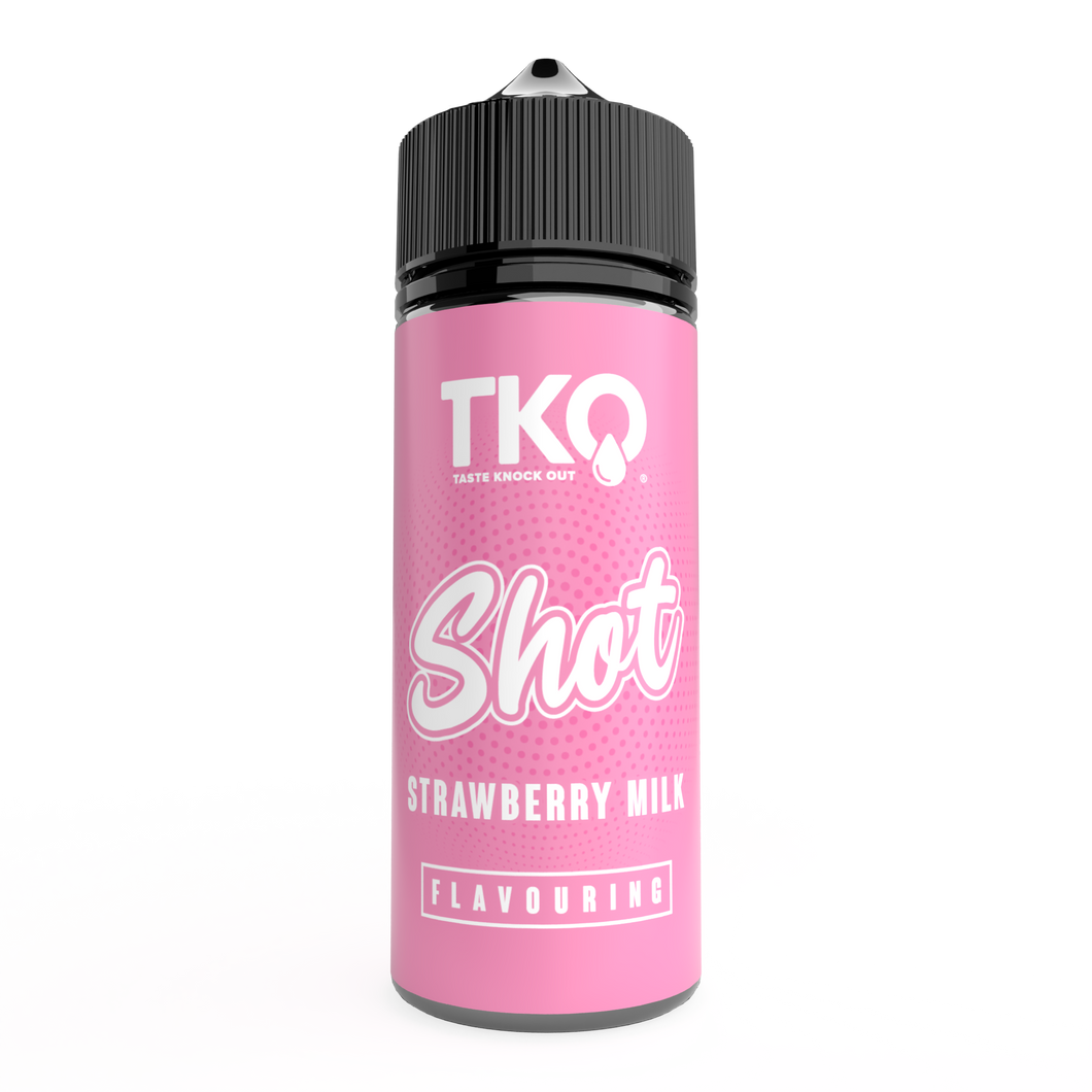 TKO - Strawberry Milk Flavour Shot 120ml Longfill