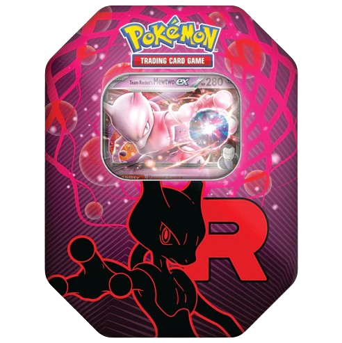 Pokemon TCG - Destined Rivals - Team Rocket Tin - Mewtwo ex