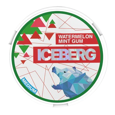 Iceberg - Watermelon Mint Bubblegum Nicotine Pouches (12mg)