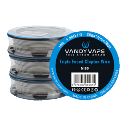 Vandy Vape - Triple Fused Clapton Wire 28ga 10ft