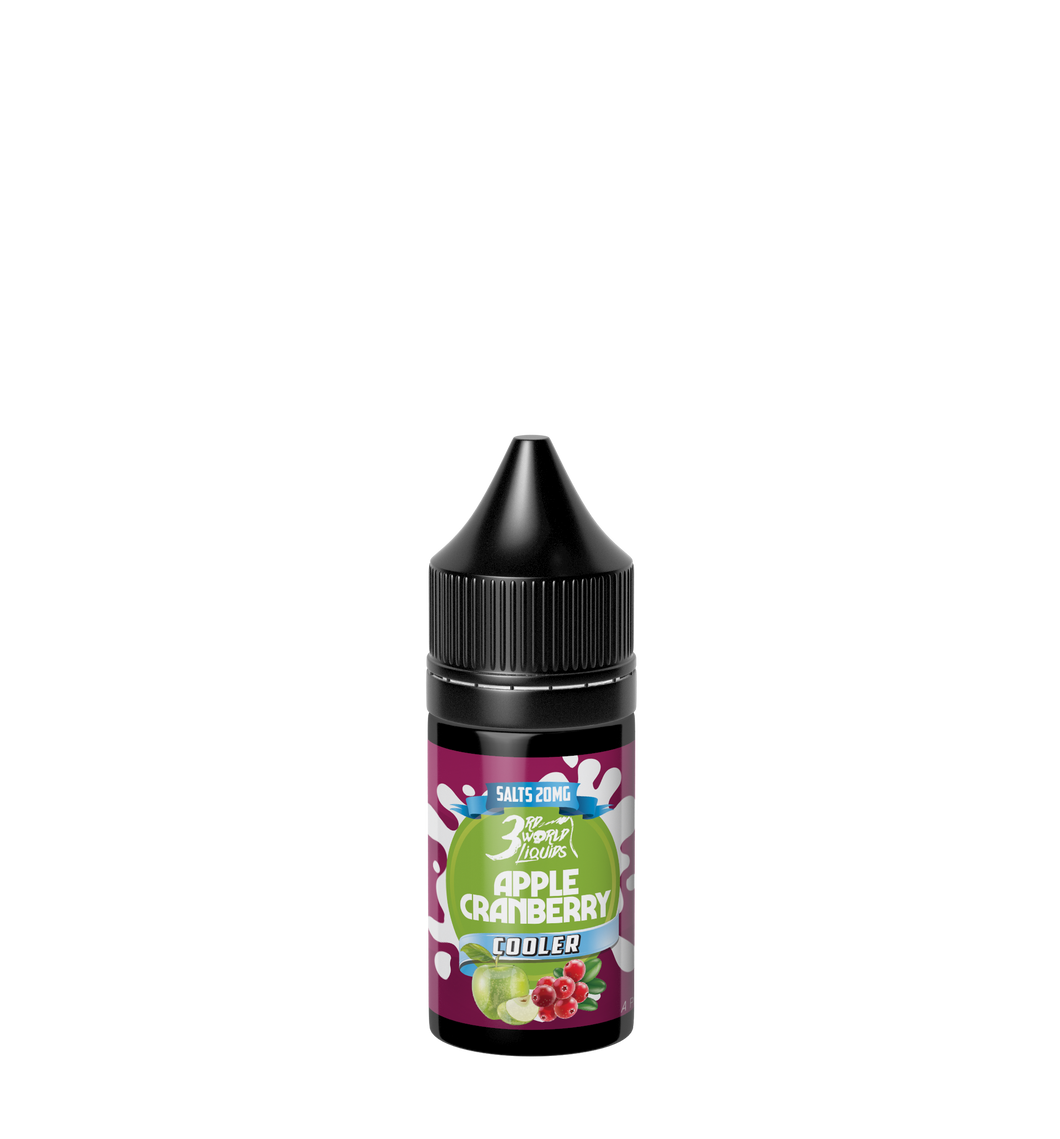 3rd World Liquids - Apple Cranberry Cooler Nic Salts 30ml