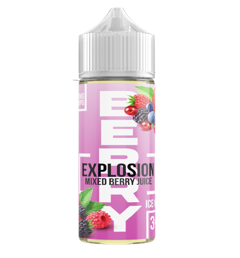 Explosion - Mixed Berry Juice 120ml  Magic Clouds Vapoury
