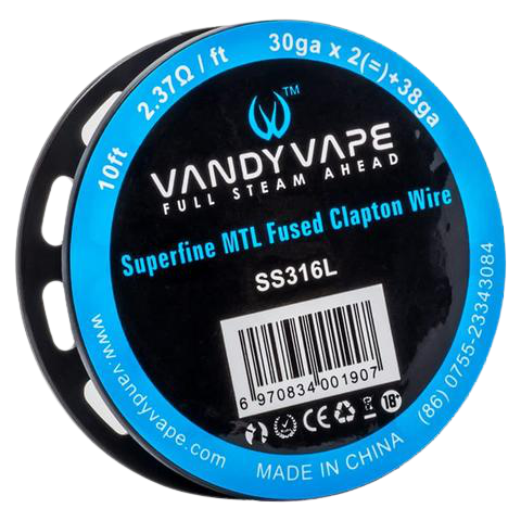 Vandy Vape - Superfine MTL Fused Clapton Wire 30G 10ft