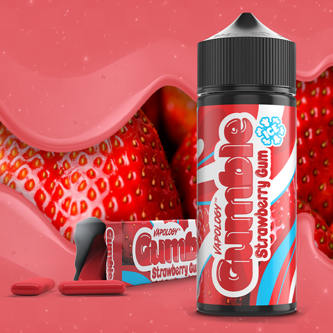 Vapology - Gumble Strawberry Gum Ice 120ml