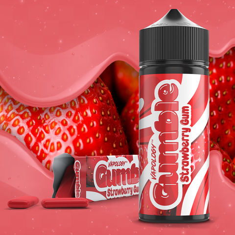 Vapology - Gumble Strawberry Gum (Non Ice) 120ml